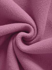 INAWLY 纯色保暖内衬卫衣，长袖上衣，毕业季、返校季、毕业季、教师节女款，返校季套头衫，秋季卫衣 - 紫丁香色 - 查看 6