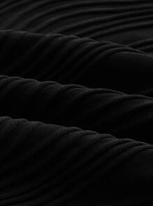 SHEIN Essnce Solid High Waist Skirt