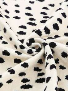 CILKOO 斑點印花雙口袋開門襟外套 - 杏色 - 查看 7