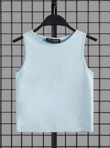 RueChic Young Boy 3pcs Solid Tank Top - متعدد الألوان - مشاهدة 3
