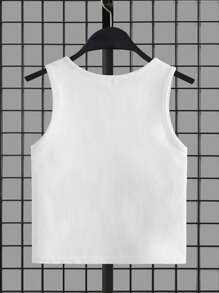 RueChic Young Boy 3pcs Solid Tank Top - متعدد الألوان - مشاهدة 5