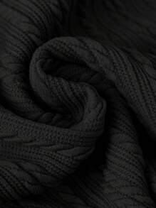 SHEIN Teen Girl Solid Tank Top - Black - View 5