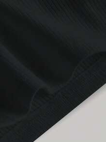 SHEIN MOD Solid Criss Cross Tie Back Cami Top