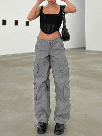 GILIPUR 节日女士宽松复古休闲时尚背带裤