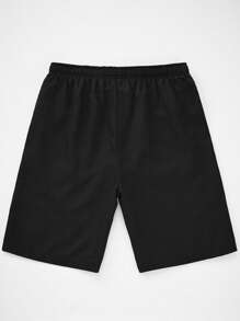 Manfinity Homme Quần Short Nam - màu đen - Xem 2