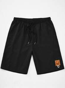 Manfinity Homme Quần Short Nam - màu đen - Xem 3
