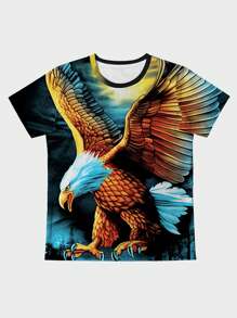 Manfinity LEGND Áo thun nam Thú vật Đường phố - Nhiều màu - Xem 4