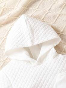 Đứa bé gái Đồ họa Chữ cái Cami ngọn & Áo Hoodie & Quần - trắng - Xem 4