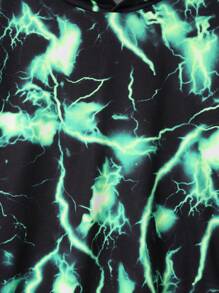 SHEIN 男童长袖套头卫衣，图案设计，舒适保暖，适合秋季穿着。 - 彩色 - 查看 4