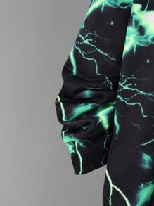 SHEIN 男童长袖套头卫衣，图案设计，舒适保暖，适合秋季穿着。 - 彩色 - 查看 6