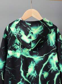 SHEIN 男童长袖套头卫衣，图案设计，舒适保暖，适合秋季穿着。 - 彩色 - 查看 8