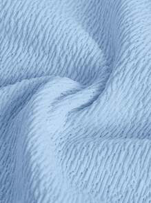 SHEIN MOD Solid Chain Detail Cami Top - Baby Blue - View 4