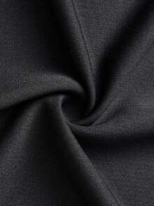 Men Letter Graphic Drop Shoulder Tee - Black - View 6