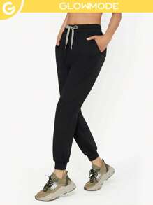 GLOWMODE The Jogging Collection Transitional Pocket Joggers Quick Dry Moisture Wicking - Black - View 2