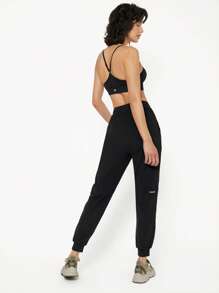 GLOWMODE The Jogging Collection Transitional Pocket Joggers Quick Dry Moisture Wicking - Black - View 8