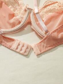 FloralLove Sujetador De Encaje Floral Con Aros - Rosa - Ver 5