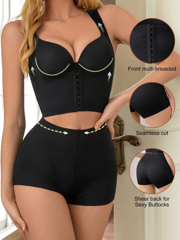 Hook And Eye Shapewear Set SHEIN USA