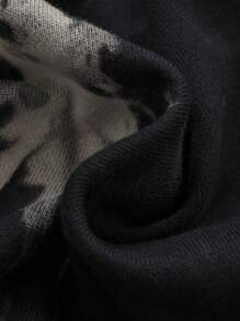 SHEIN 男嬰紮染字母圖案衛衣和衛褲 - 黑與白 - 查看 8