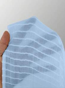 Breezaya 蕾絲拼接荷葉邊抹胸連衣裙 - 淺藍色 - 查看 8