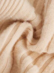 SHEIN Teen Girl Twist Front Ribbed Knit Dress