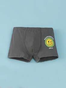 Tween Boy 4pcs Expression & Letter Graphic Boxer Brief - Multicolor - View 6