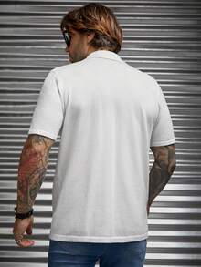 GENTILAND Nam Mẫu sọc Nút Lên Knit ngọn - Nhiều màu - Xem 2