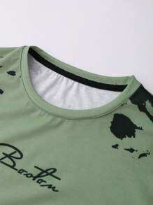 Manfinity Homme Men T-Shirts Fit Crew Neck Short Sleeve Summer Tee - Multicolor - View 4