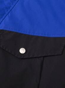 Manfinity Homme Lỏng lẻo phù hợp Nam Hai âm Túi có nắp Dây kéo Áo khoác - Nhiều màu - Xem 4