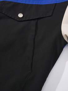 Manfinity Homme Lỏng lẻo phù hợp Nam Hai âm Túi có nắp Dây kéo Áo khoác - Nhiều màu - Xem 5