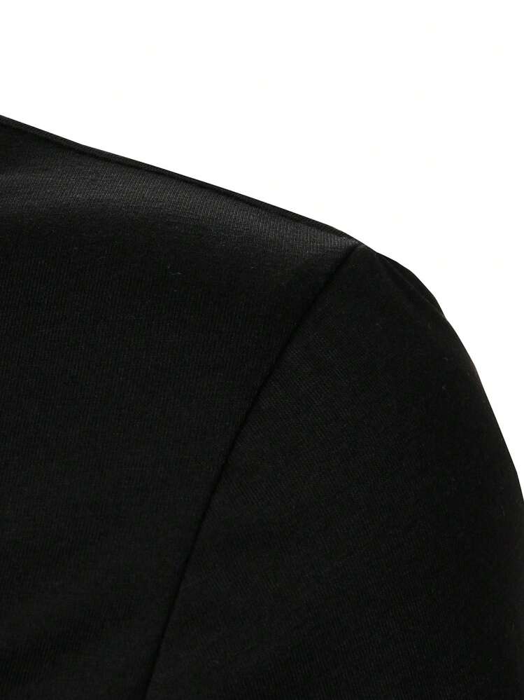 Manfinity Homme Men Color Block Pocket Patched Tee - Multicolor - View 5