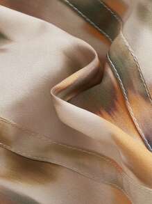 SHEIN MOD 加上全身印花紧身胸衣吊带背心，全身印花适合夏季 - 彩色 - 查看 3