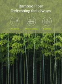 ChillTech 1pc [Bamboo Fiber]Antibacterial Jacquard Air Layer Bamboo Fiber TPU Waterproof Mattress Protector - Multicolor - View 6