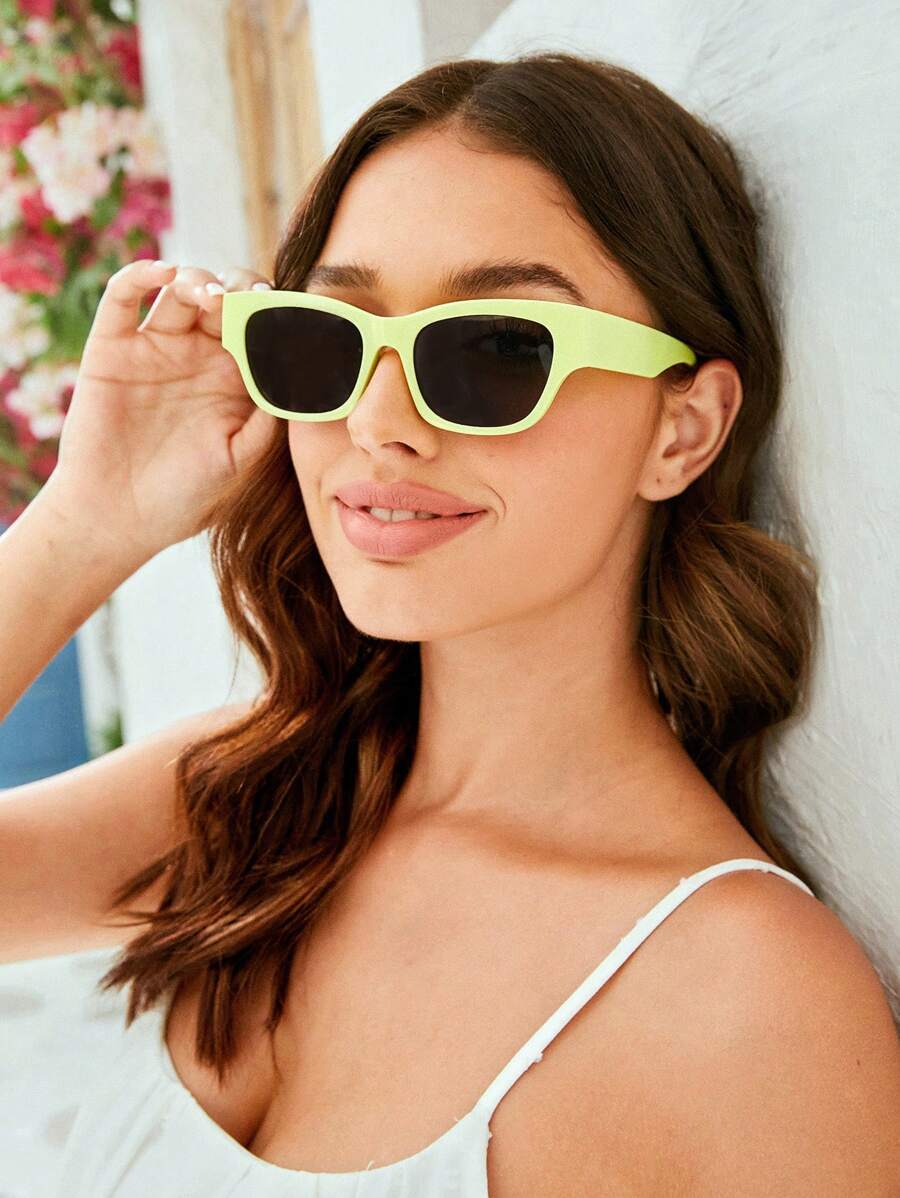 SHEIN VCAY Women Square Frame Fashion Glasses for Sale Australia New