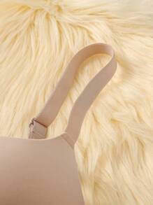 Plus Solid Underwire Push Up Bra, Lift - Beige - View 7