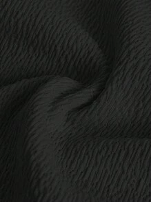 SHEIN MOD 素色鏈條細節吊帶上衣 - 黑色 - 查看 4