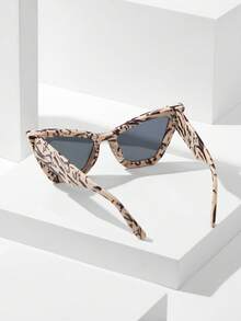 SHEIN VCAY 貓眼墨鏡 - 黑色 - 查看 6