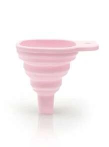 1入組矽膠可折疊漏斗 - 粉色 - 查看 3