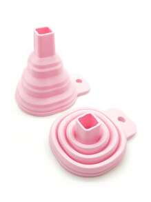 1入組矽膠可折疊漏斗 - 粉色 - 查看 5
