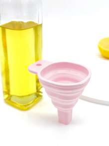 1入組矽膠可折疊漏斗 - 粉色 - 查看 6