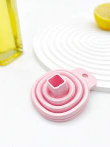 1入組矽膠可折疊漏斗 - 粉色 - 查看 7