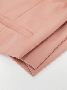 BizChic Chaleco con botones delanteros y pantalones para otoño/invierno - Rosa vieja - Ver 9