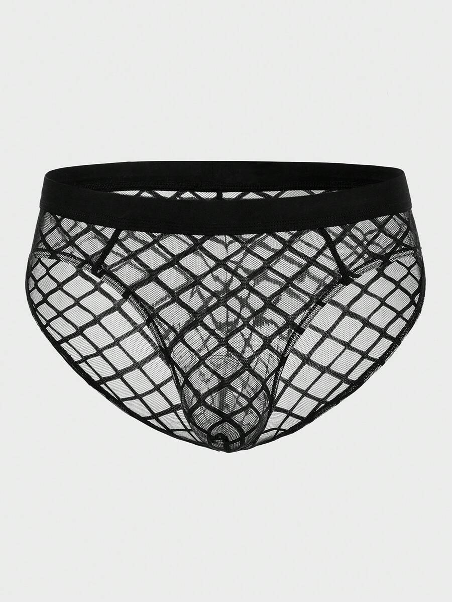 Men Fishnet Brief Sexy Underwear | SHEIN USA