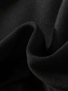 SHEIN 女大童星星印花彈性腰帶長褲 - 黑色 - 查看 6