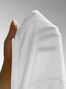 SHEIN Privé Floral Print Shawl Collar Open Front Blazer - White - View 3