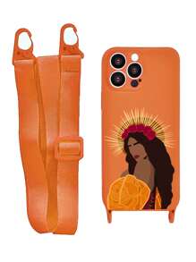 The Art of Lilee Figure Graphic Phone Case With Lanyard - Multicolor - View 1