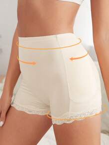 Trang trí ren Quần short định hình - Màu be - Xem 3