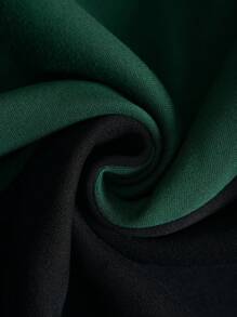 Men Plus Two Tone Thermal Lined Sweatshirt - Multicolor - View 4