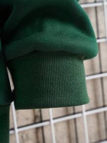 Men Plus Two Tone Thermal Lined Sweatshirt - Multicolor - View 6