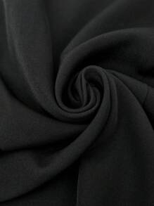 BizChic 撞色滾邊A字連衣裙 - 黑色 - 查看 7