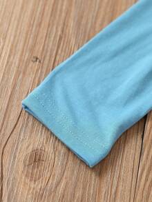 SHEIN Young Boy 3pcs Letter Patched Pocket Front Tee - Multicolor - View 7